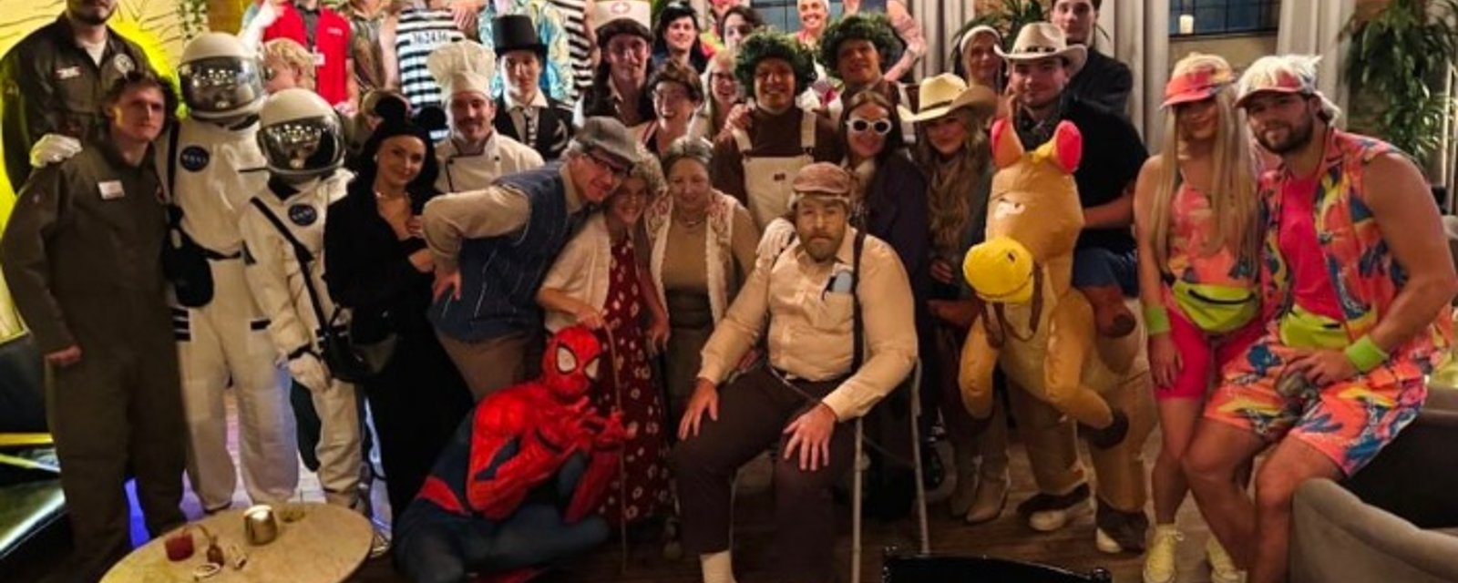 Les joueurs du Canadien tenaient leur annuel party d'Halloween