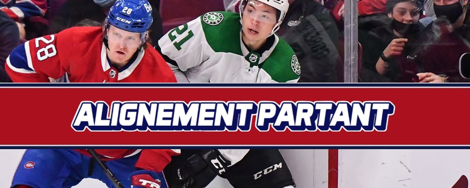 Le Canadien confirme son alignement avant le match de ce soir 