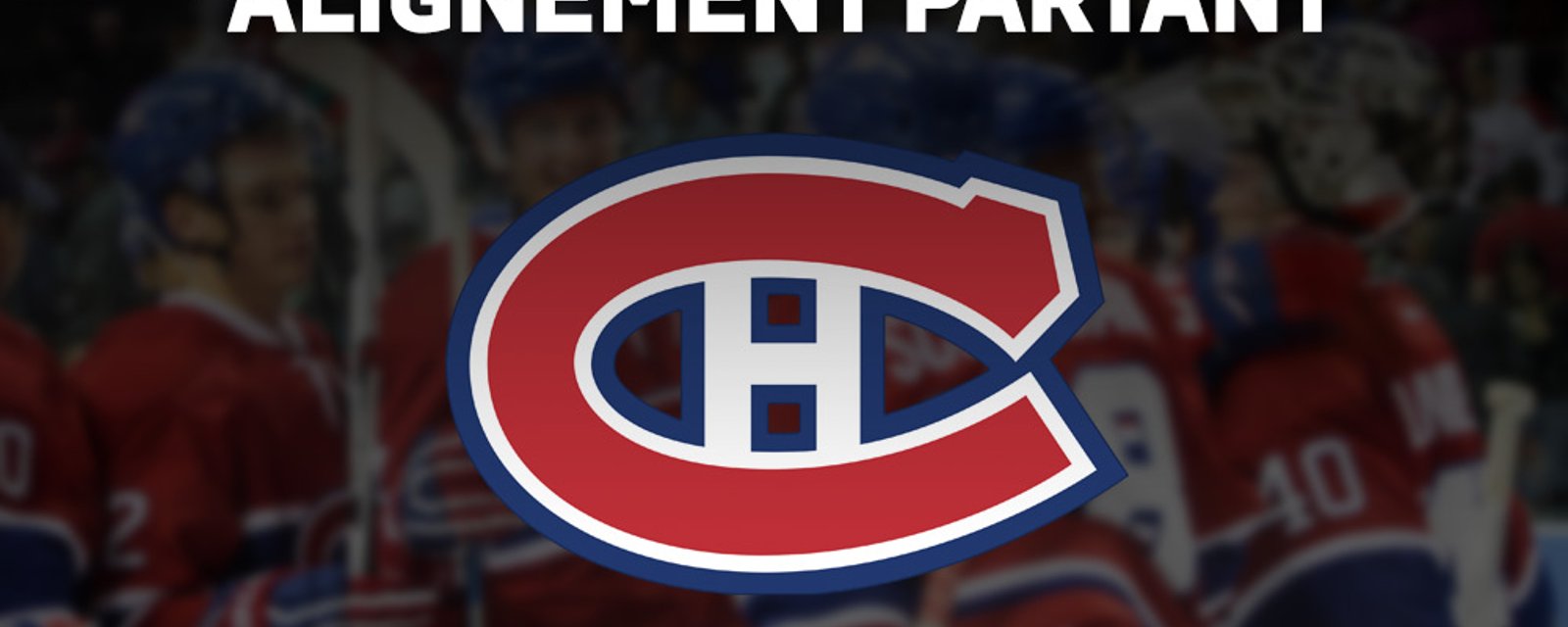 Voici l'alignement du Canadien pour le match #2 ce soir