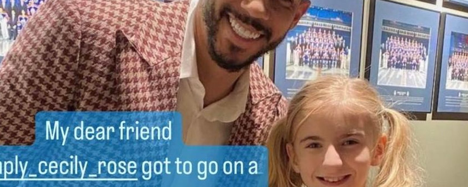 Evander Kane rapporte qu'une enfant malade s'est fait cracher dessus lors match 3 face aux Kings à Los Angeles