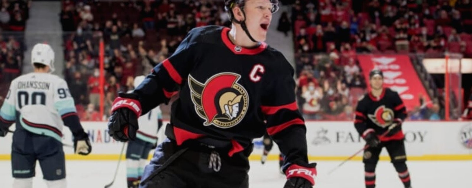 Brady Tkachuk a établi un nouveeau record samedi 