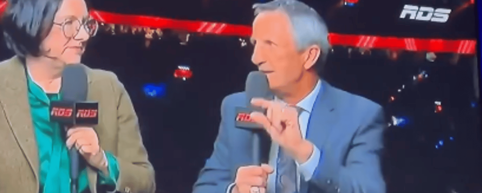 Guy Carbonneau y va du lapsus le plus hilarant qu'on a vu live à la télé depuis longtemps