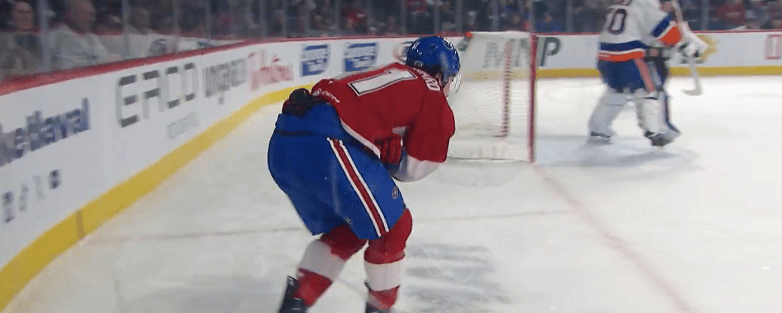 Rafaël Harvey-Pinard quitte le match du Rocket en douleur