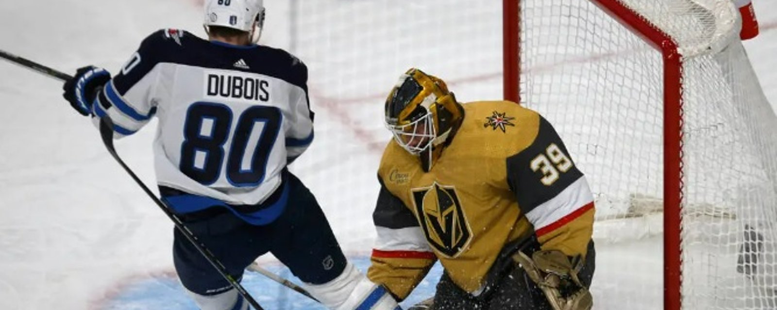 Pierre-Luc Dubois a tenté de déranger Laurent Brossoit de la pire façon!