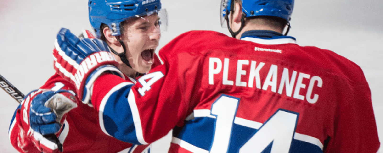 Tomas Plekanec se moque de P.K. Subban et Brendan Gallagher 