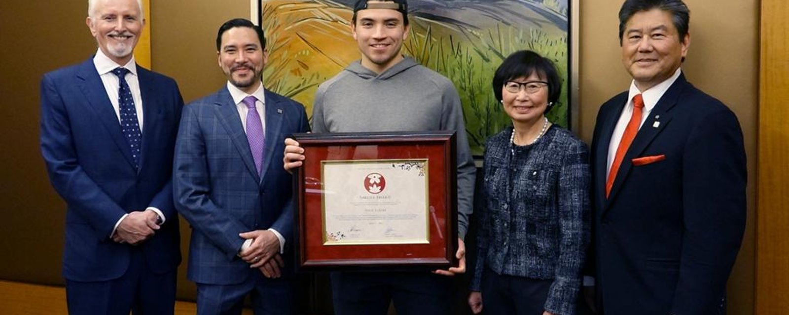 Nick Suzuki reçoit un honnneur