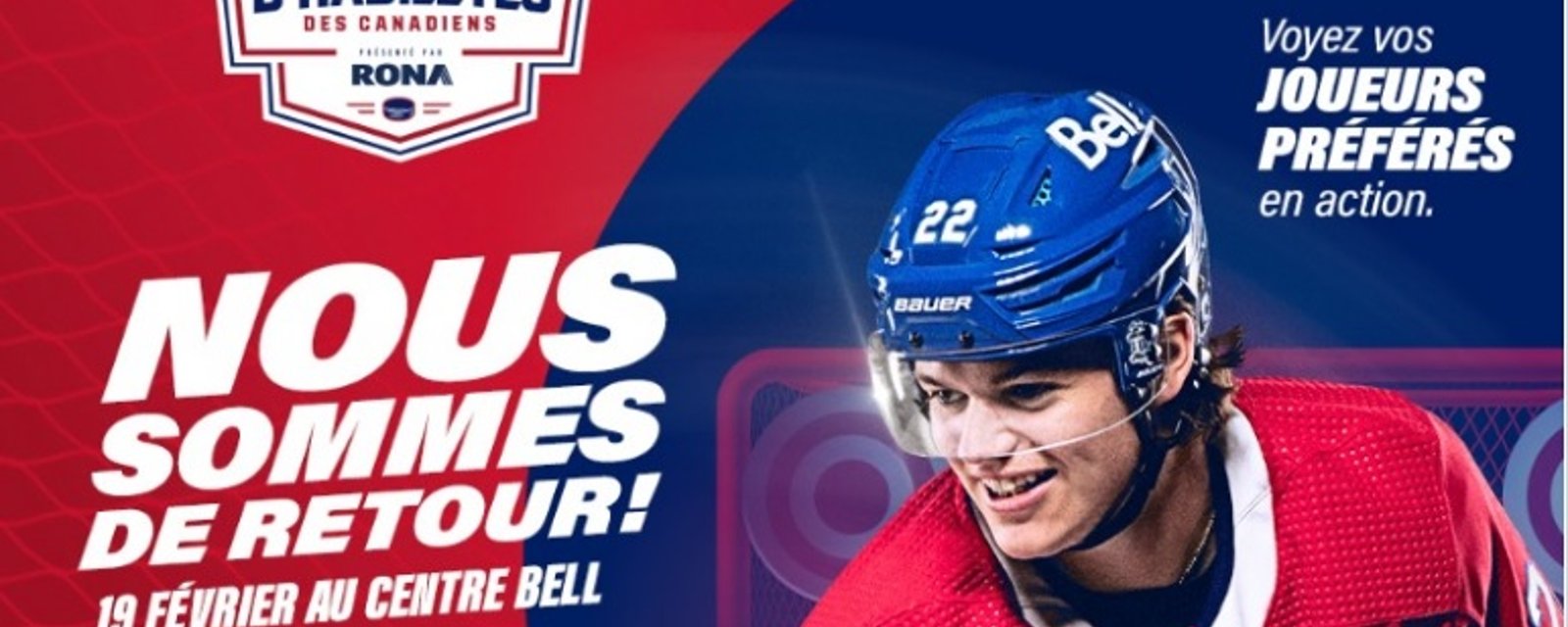 Le Canadien met en vente les billets pour son concours d'habiletés au Centre Bell