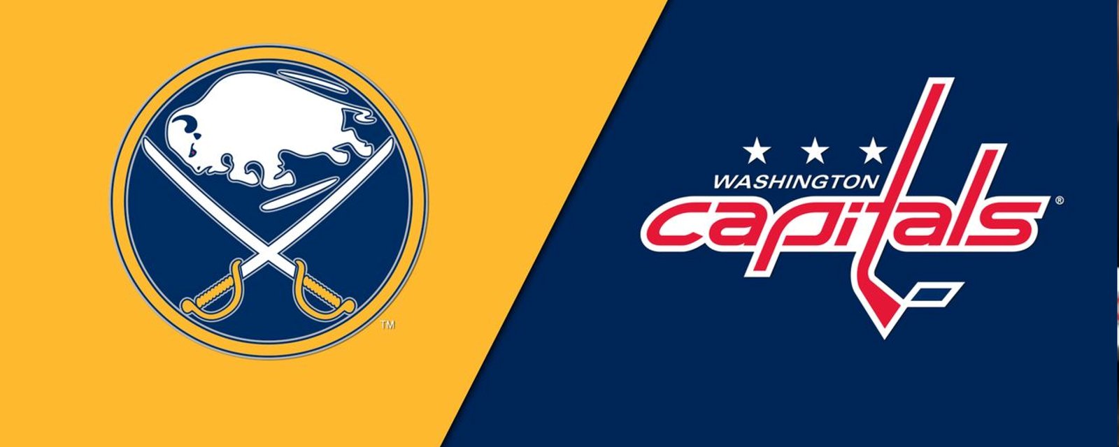 Les Sabres et les Capitals procèdent à une transaction avant la deuxième ronde