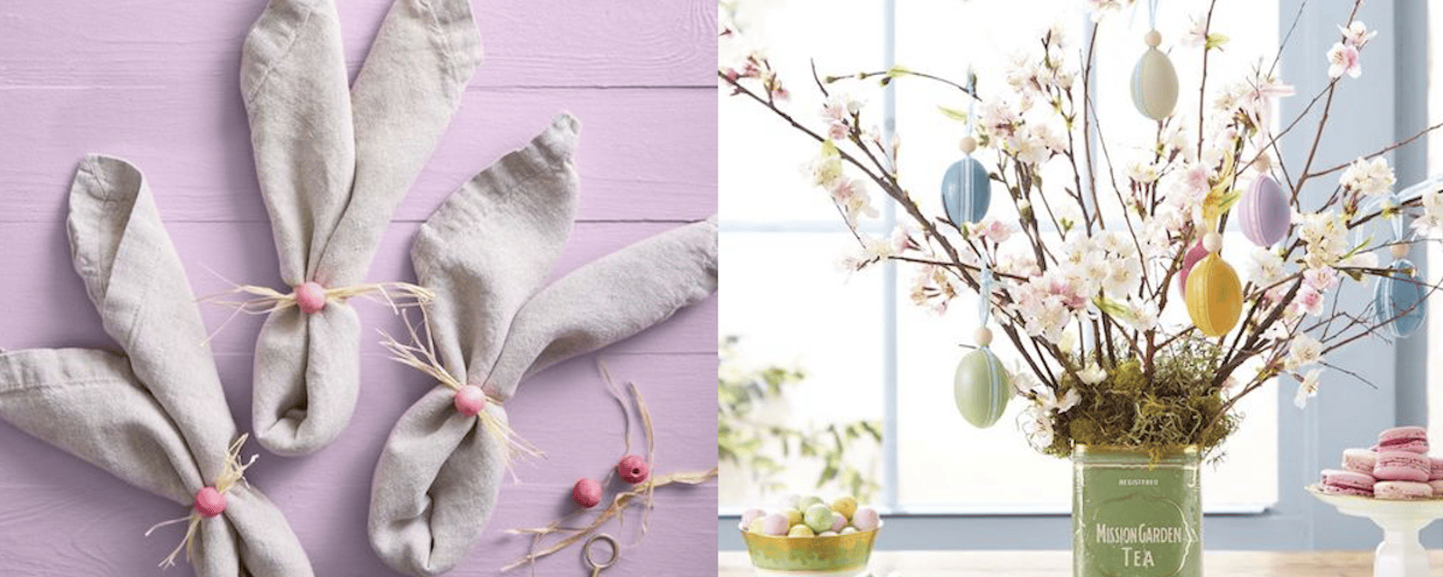 10 idées de belles décorations pour Pâques