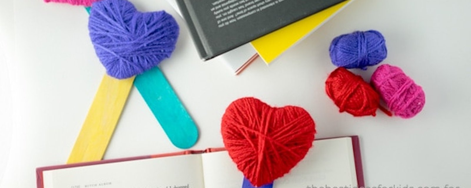 Mignonne idée cadeau pour la Saint-Valentin: des signets en coeurs