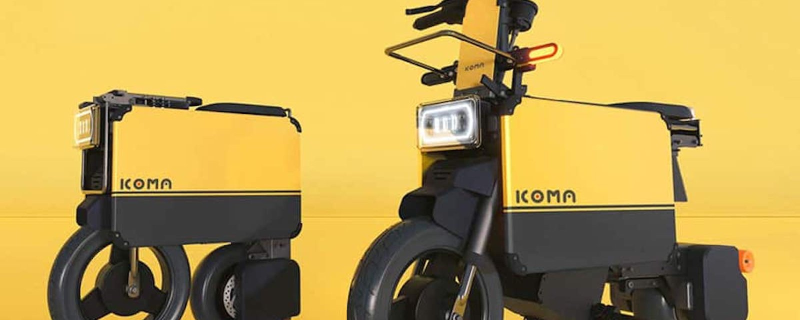 Un mini scooter « Transformer » qui peut être glissé sous un bureau