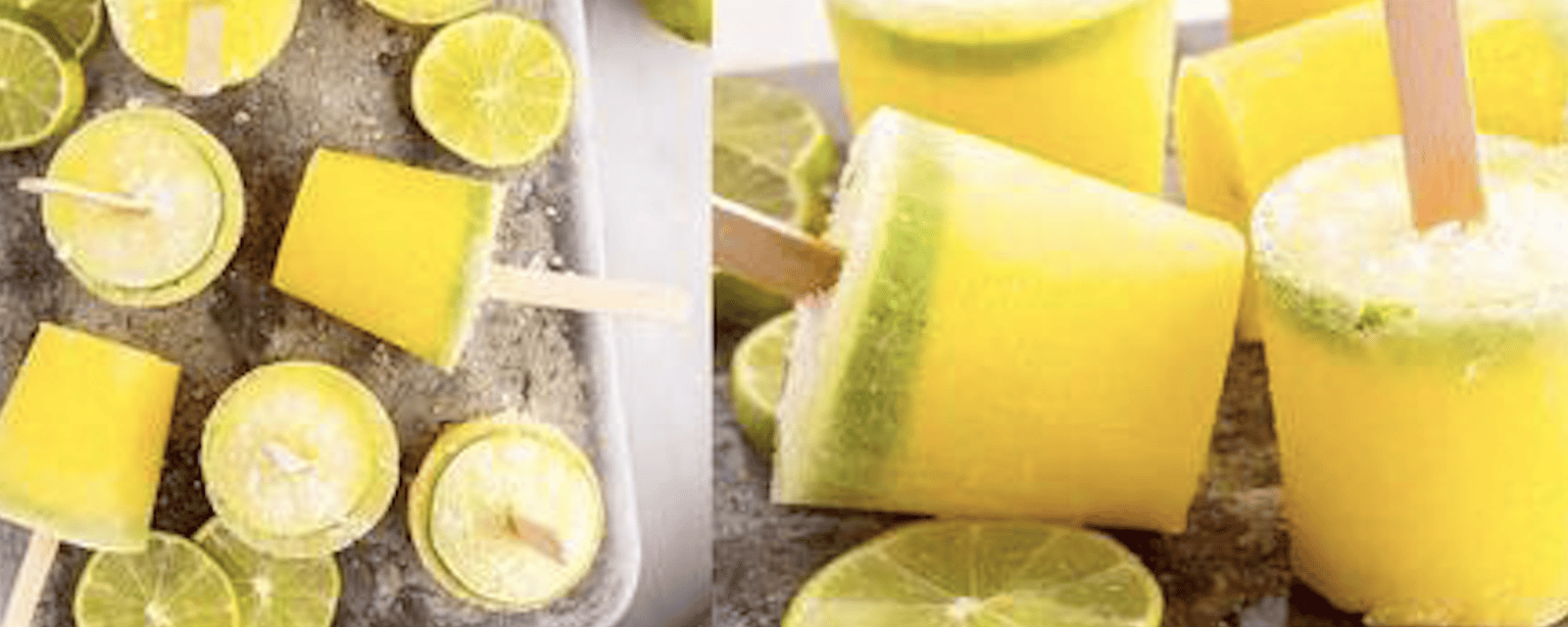 Le must pour se rafraîchir par grande chaleur: les popsicles à la Margarita!