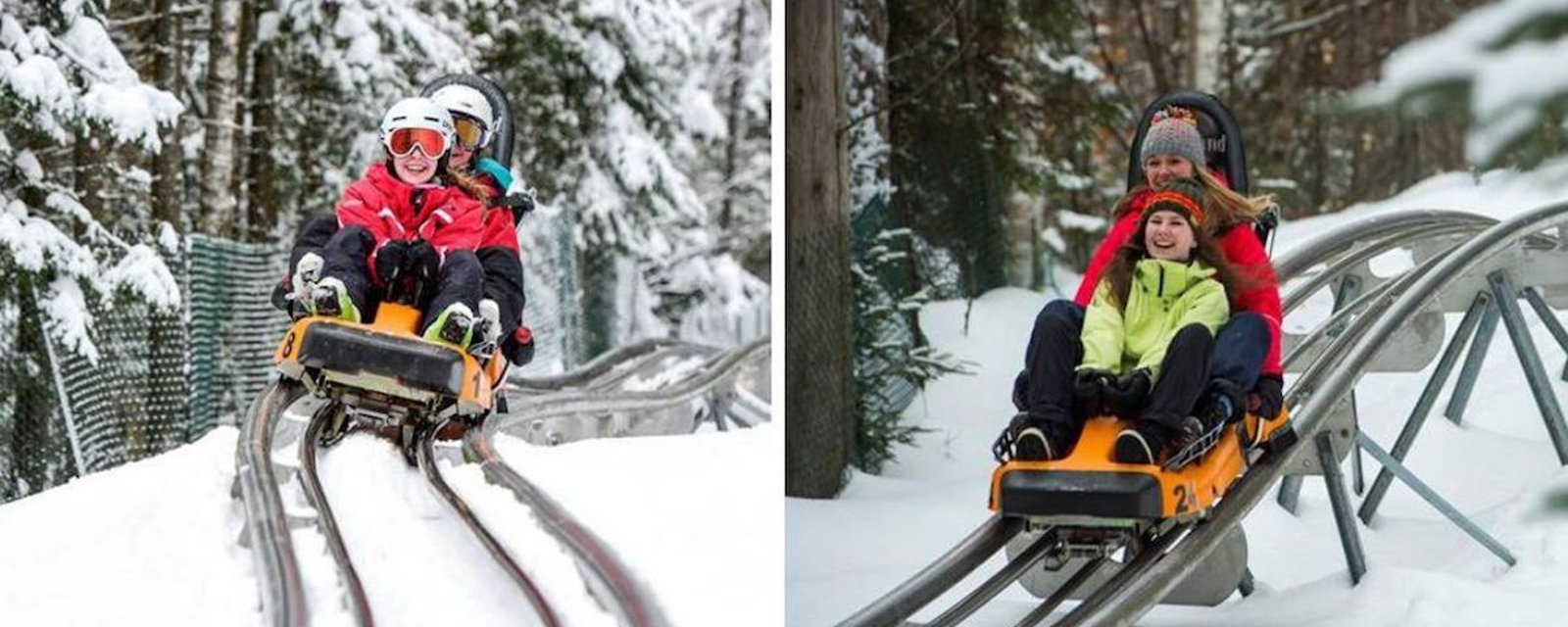 Dévalez les pentes enneigées dans cette super montagne russe