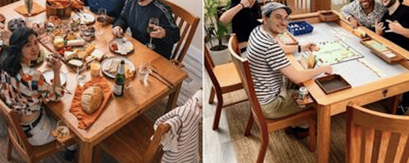 La table à manger parfaite pour les amoureux des jeux de société ...