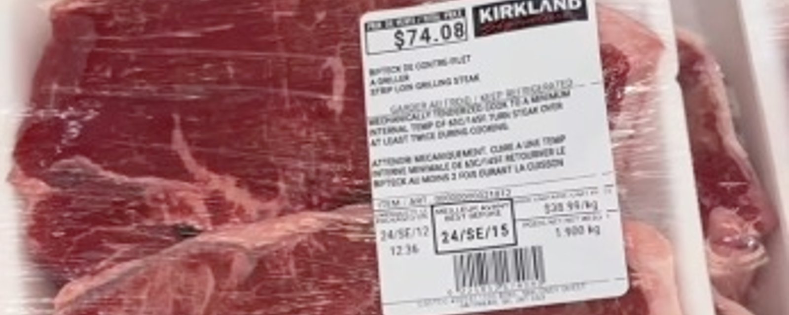 Un internaute dénonce le prix de la viande chez Costco et ça s'enflamme dans les commentaires .