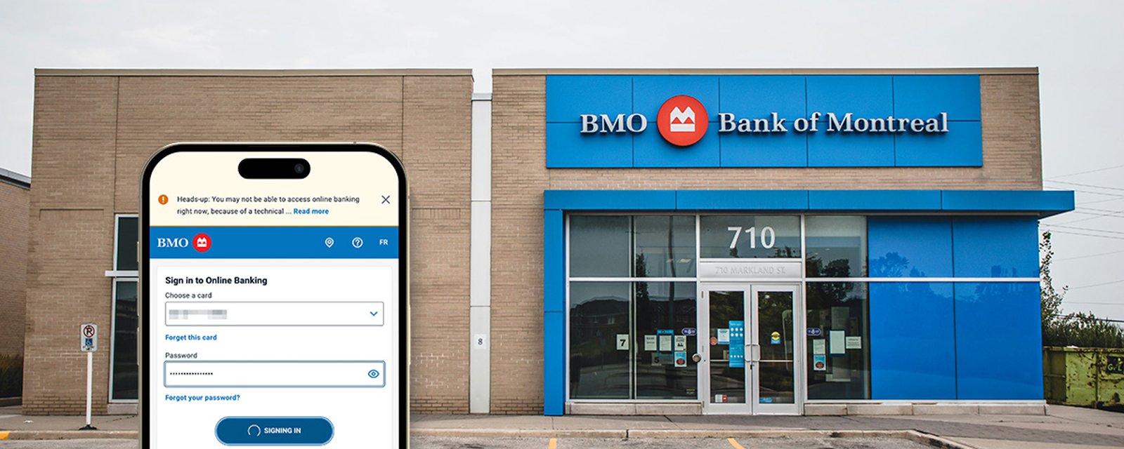 BMO: Une panne majeure perturbe les transactions bancaires