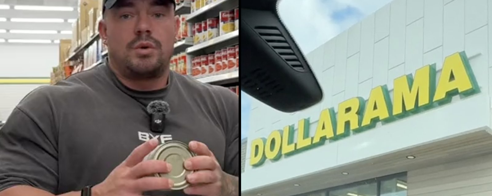 Un Québécois fait une épicerie de 50 $ d'épicerie chez Dollarama et voici tout ce qu'il a acheté.