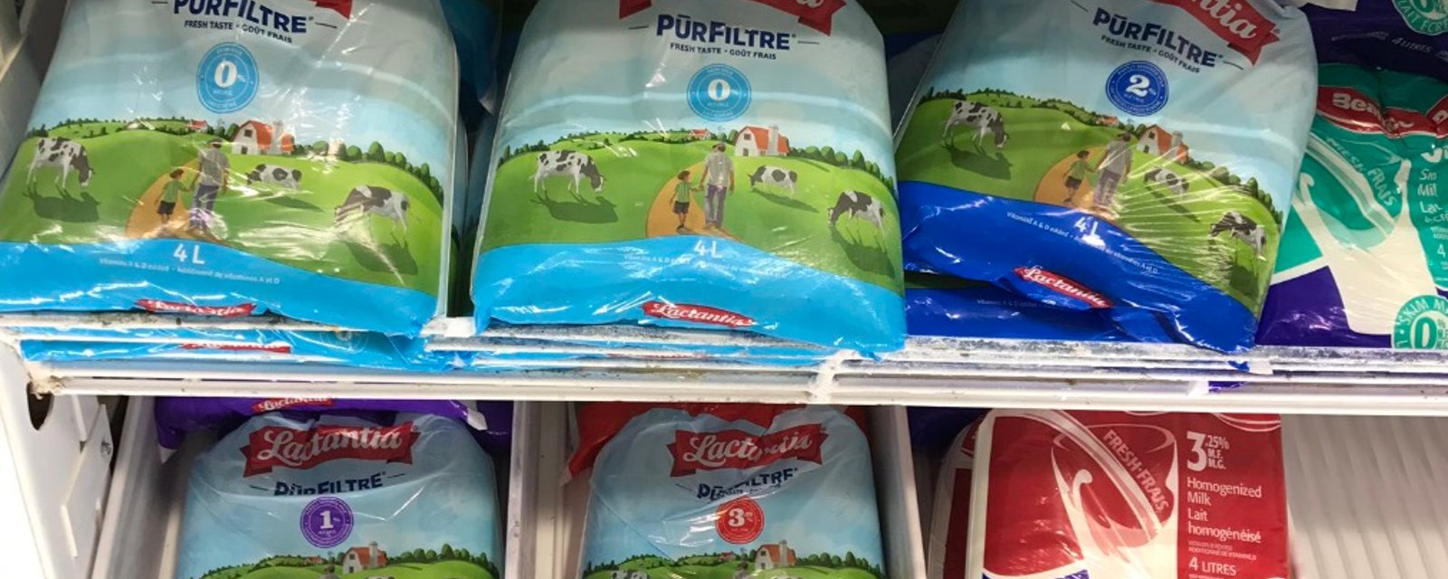 Ça pourrait bientôt être la fin des sacs de lait au Québec 