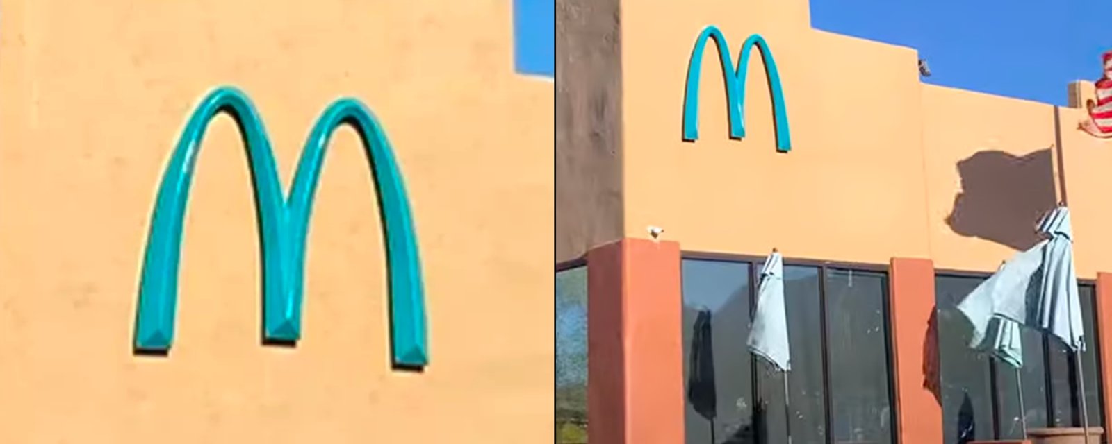 Voici pourquoi il y a un seul McDonald's dans le monde avec des arches turquoises