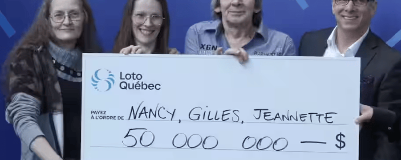 C'est une famille des Laurentides qui a gagné 50 M$ au Lotto-Max