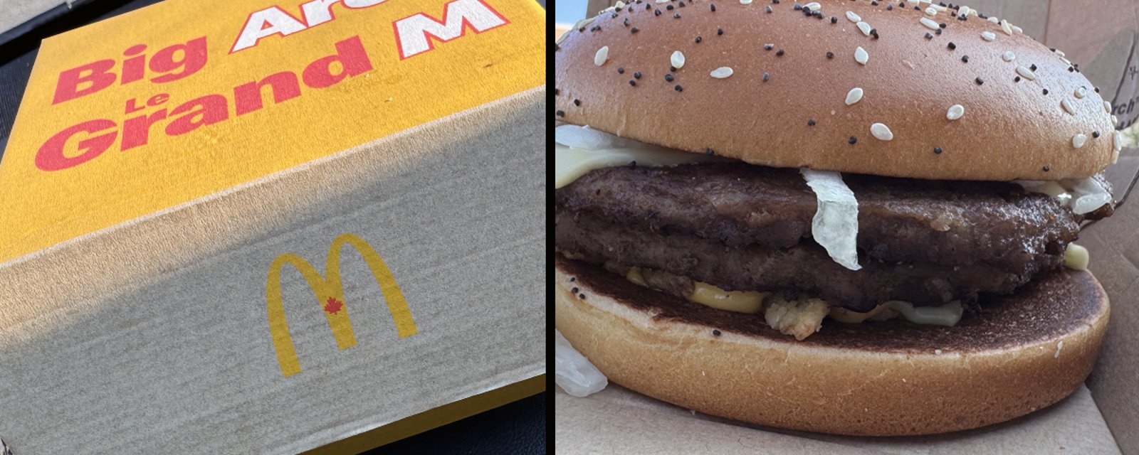 On a essayé le nouveau burger McDo et un détail nous a sauté aux yeux en ouvrant la boîte