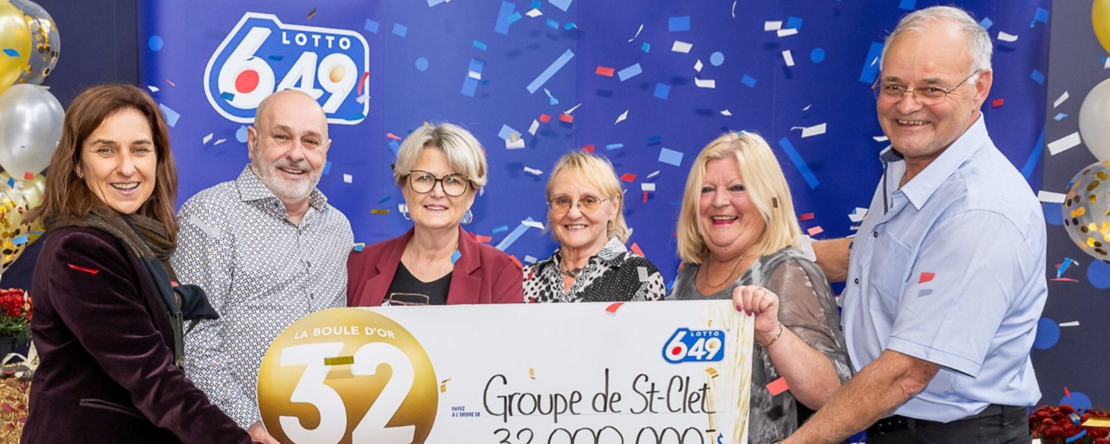 Six chanceux de Saint-Clet se partagent un gros lot de 32 000 000$ au Lotto 6/49 