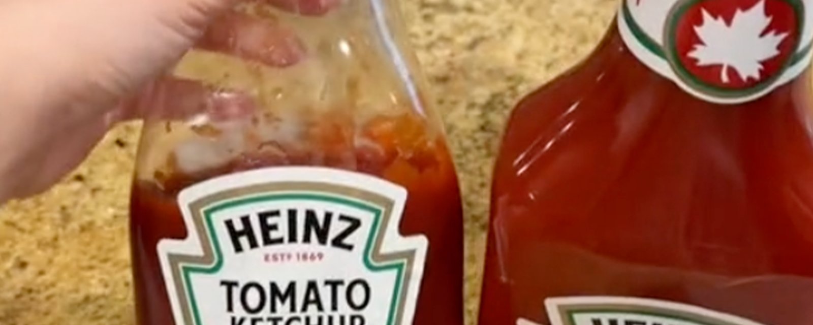 Il y a une énorme différence entre le ketchup du Canada et celui des États-Unis