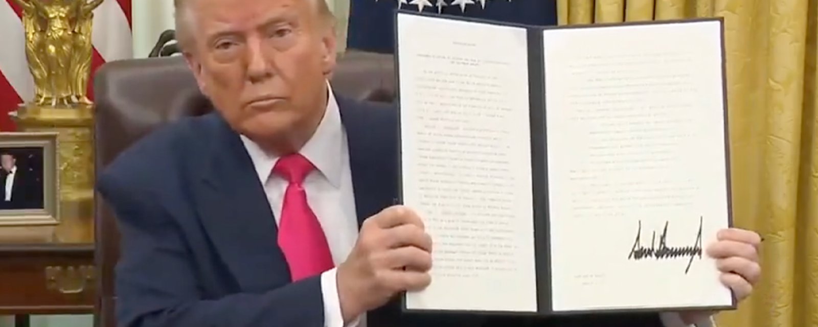 Donald Trump signe un décret majeur sur les tarifs douaniers