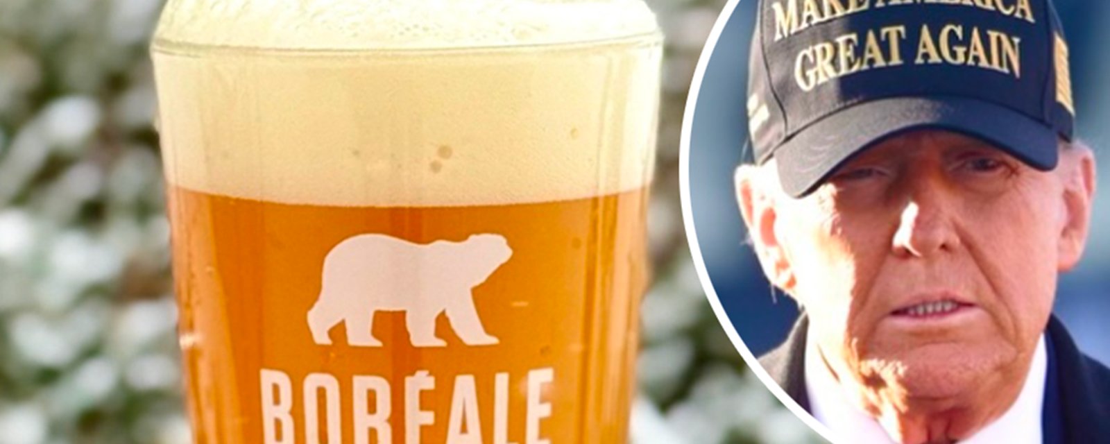 La bière Boréale se paye la tête de Donald Trump dans une publicité tranchante