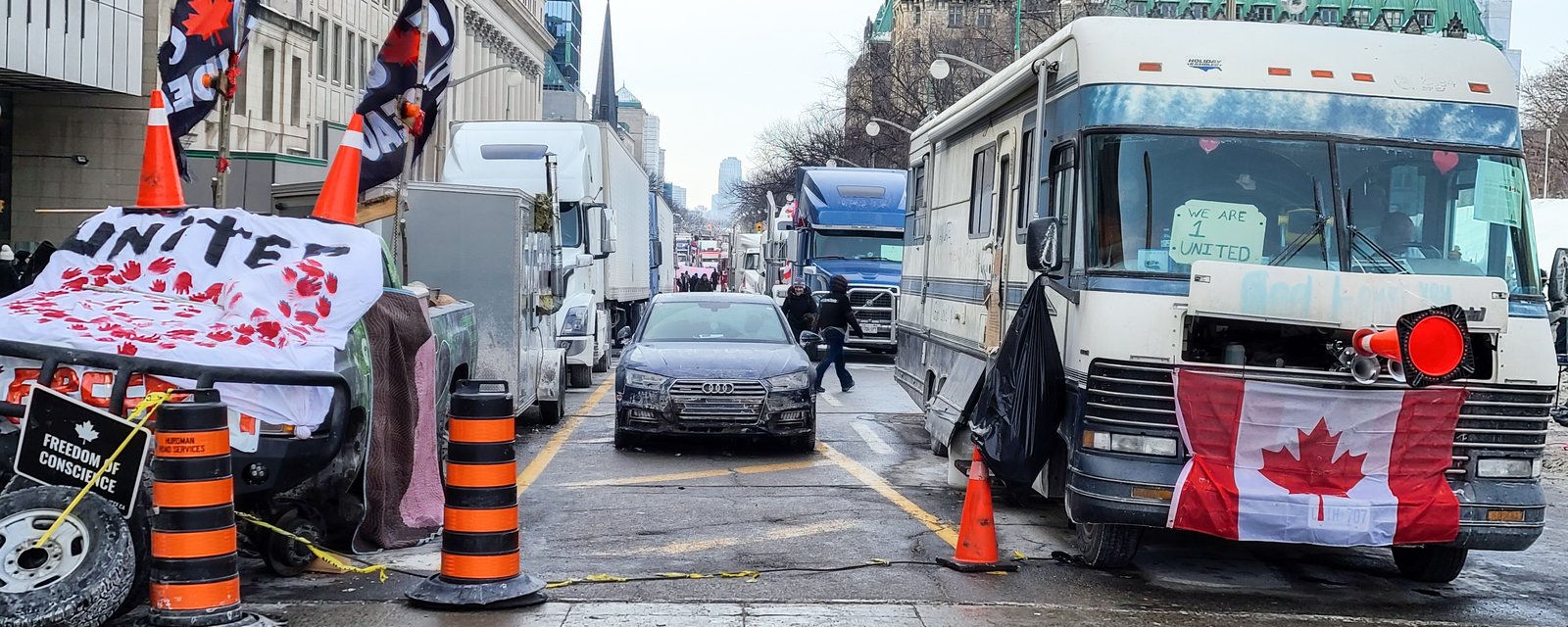 500 000$ octroyé en aide financière aux commerçants de Gatineau suite au convoi de la liberté.