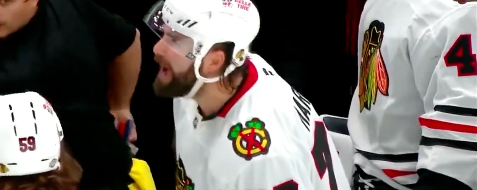 Pat Maroon threatens HC player to parking lot fight after Game 1!