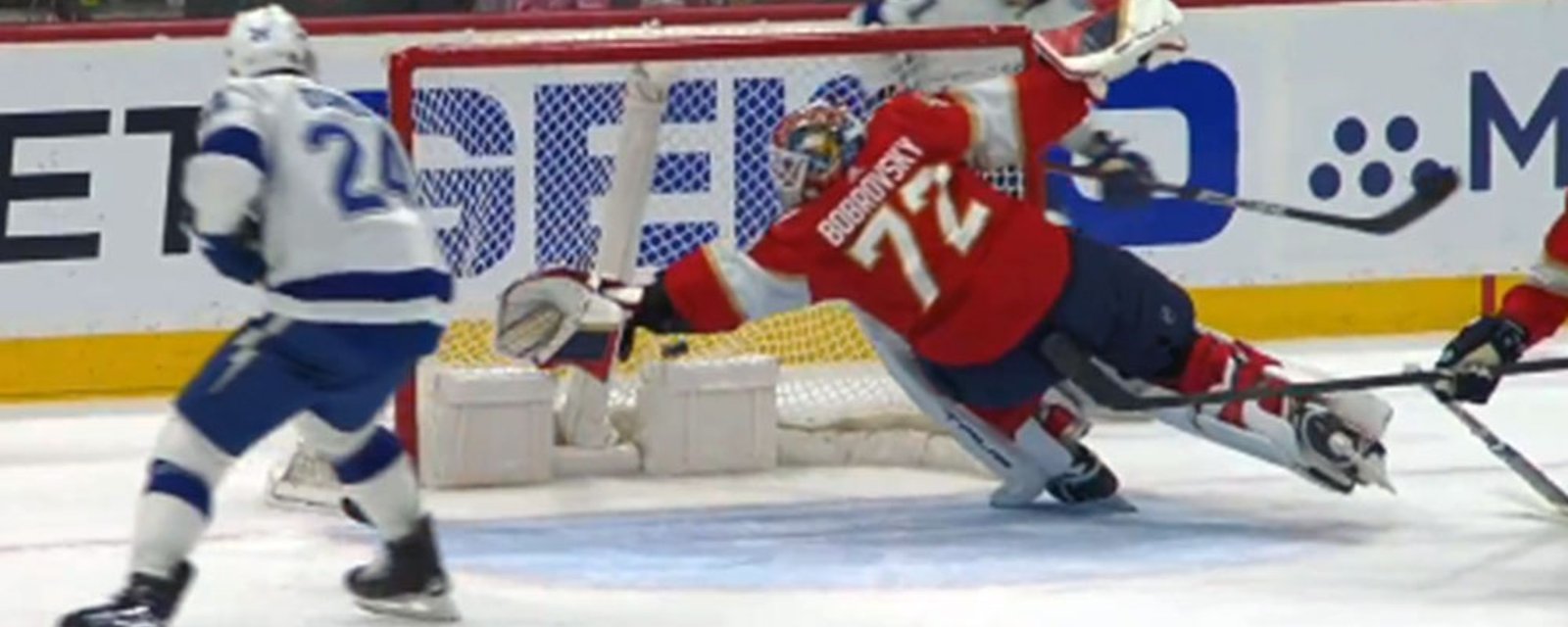 Sergei Bobrovsky makes the save of the playoffs!