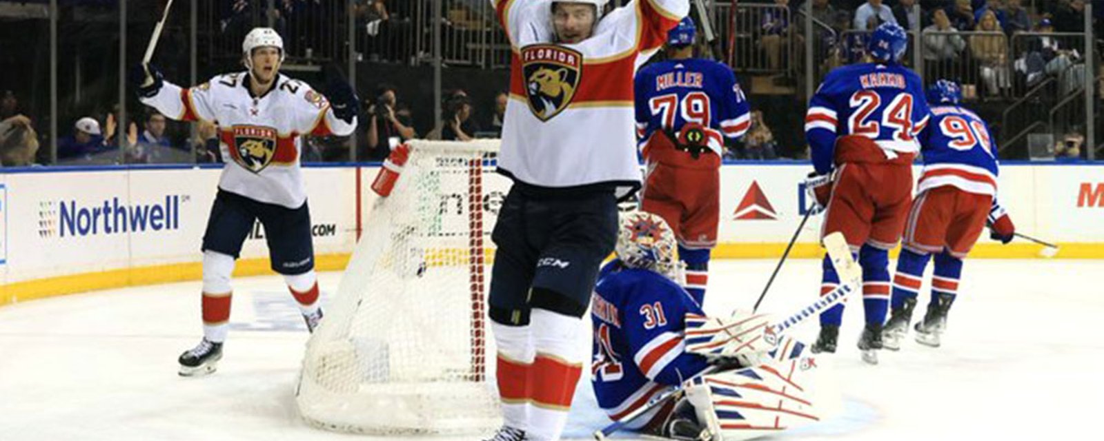 The Panthers hold on to win Game 5 after a late scare from the Rangers