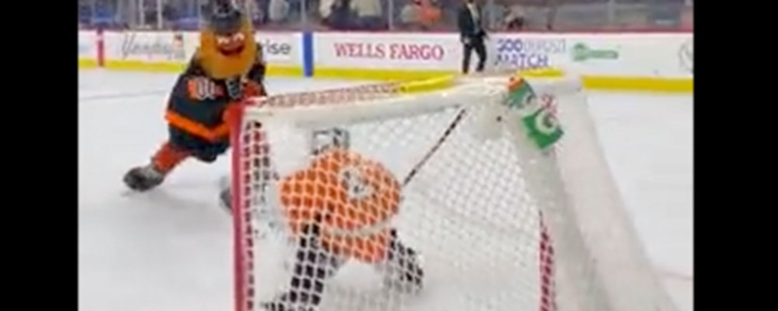 Gritty shows no mercy, dangles a 7 year old goalie and fires it home