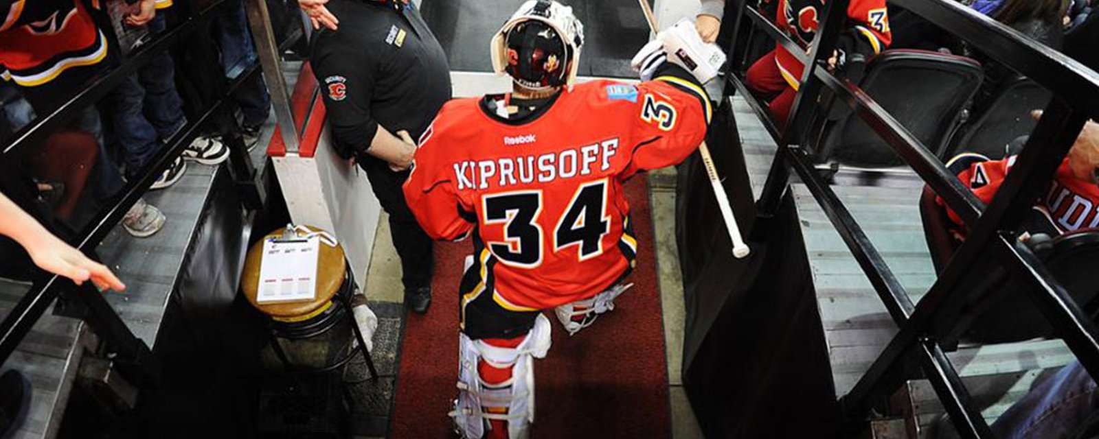 Flames announce that they will retire Miikka Kiprusoff's #34