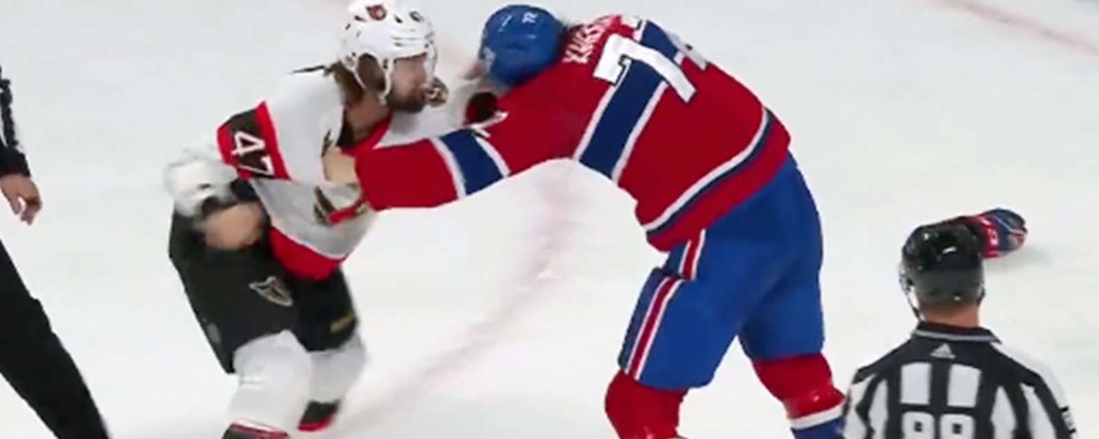 Kastelic and Xhekaj throw bombs in a very spirited tilt