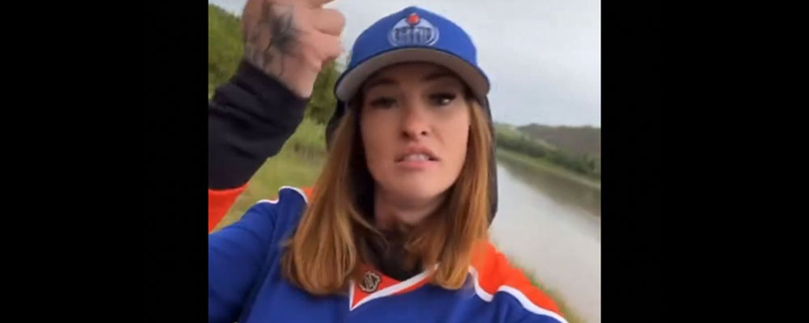 Everyone's favorite Oilers fan goes viral yet again!