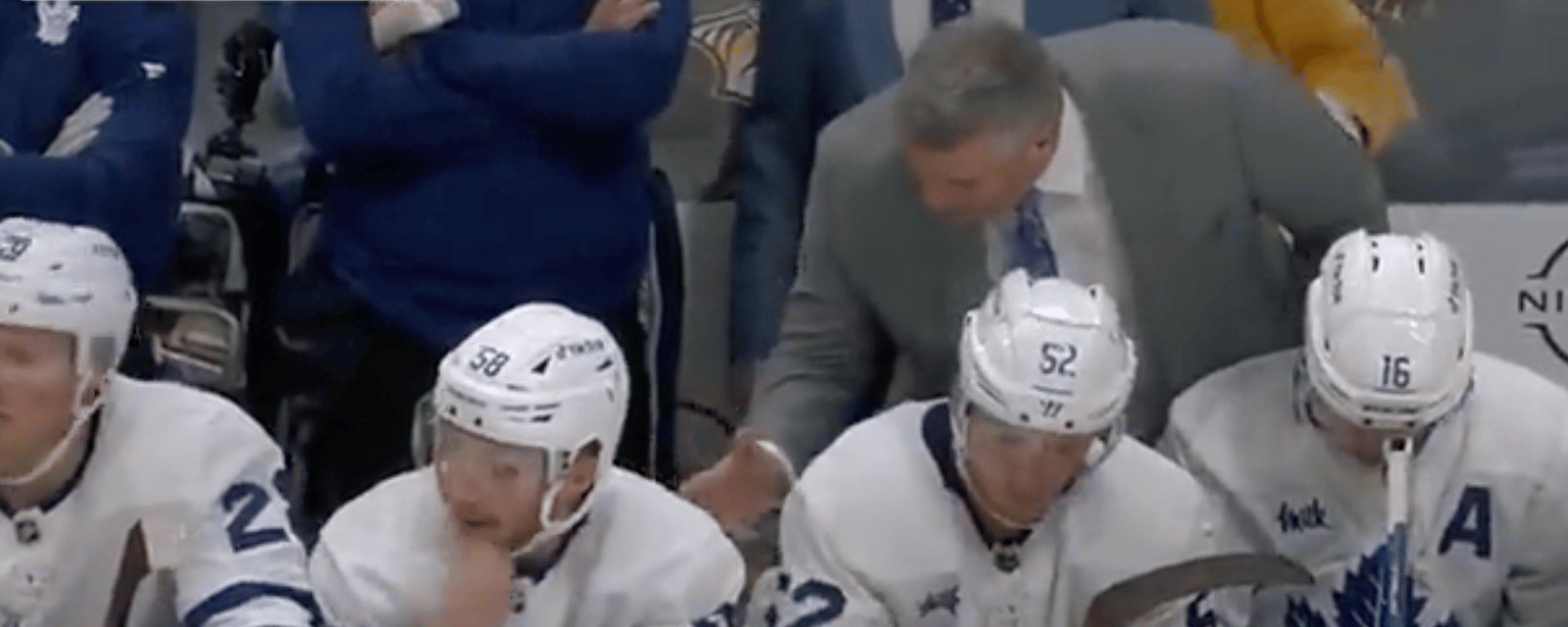 Michael Bunting sounds off on heated bench exchange with Sheldon Keefe 