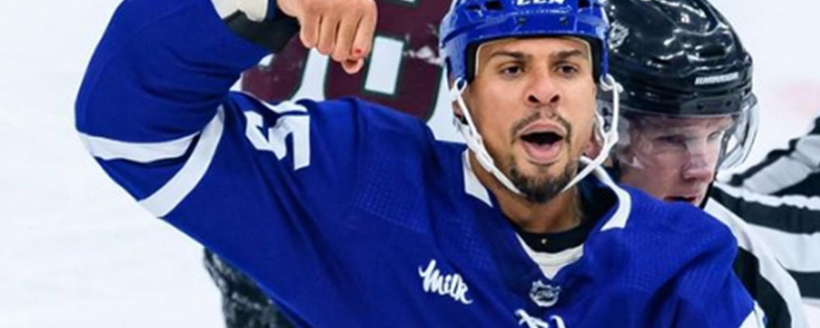 Leafs remove Ryan Reaves from the lineup for tonight's game against Devils