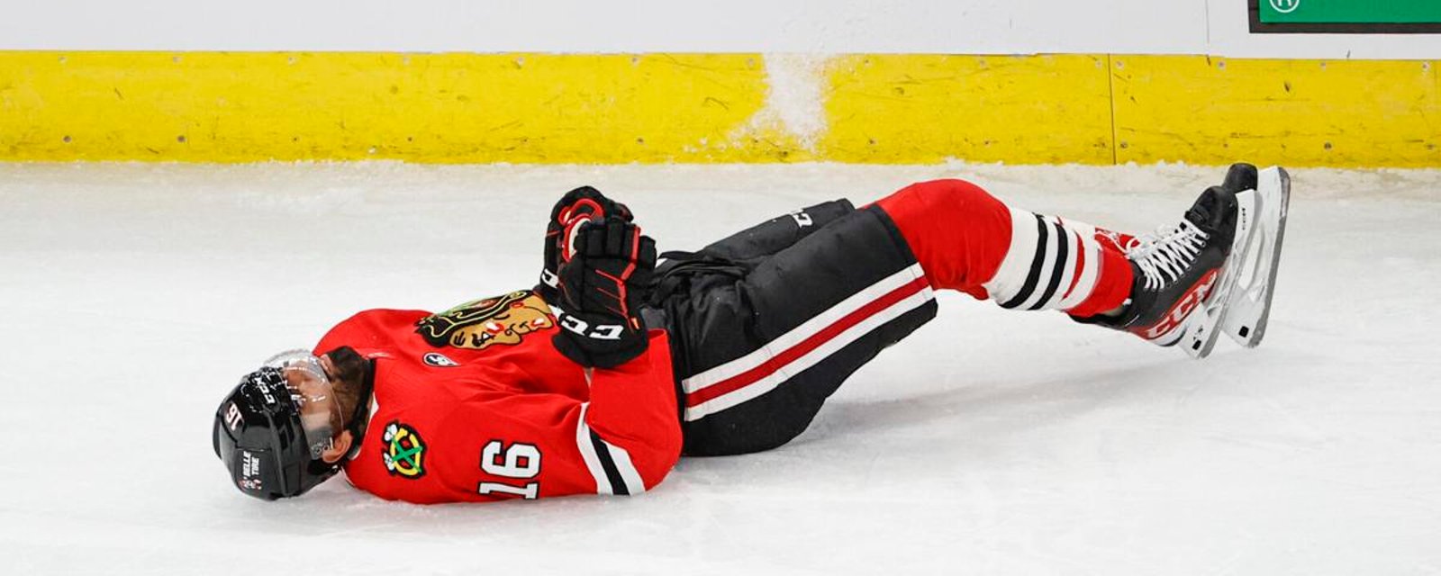 Jujhar Khaira rushed to the hospital after being out cold by massive hit