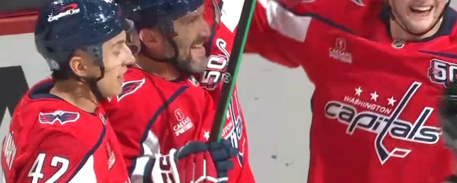 Capitals blowout Blue Jackets 5-0... in the first period.