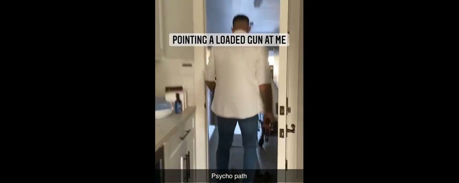 Evander Kane appears to threaten estranged wife with a gun in now deleted Instagram post