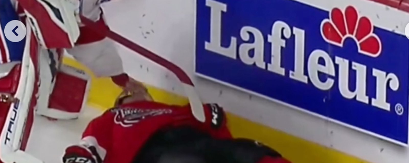 Scary scene in Montreal as Filip Engaras is stretchered off the ice after violent collision