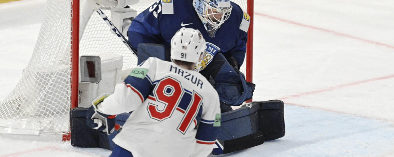 Red Wings prospect Carter Mazur dominating for Team USA 