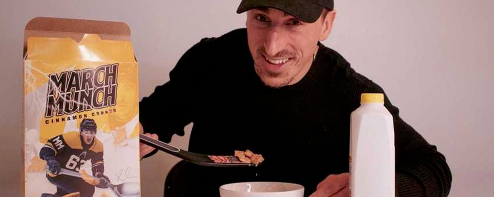 Bruins F Brad Marchand launches his own breakfast cereal 
