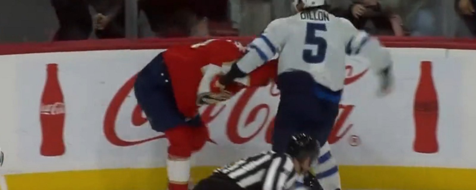 Brenden Dillon destroys Sam Reinhart in one-sided beatdown.