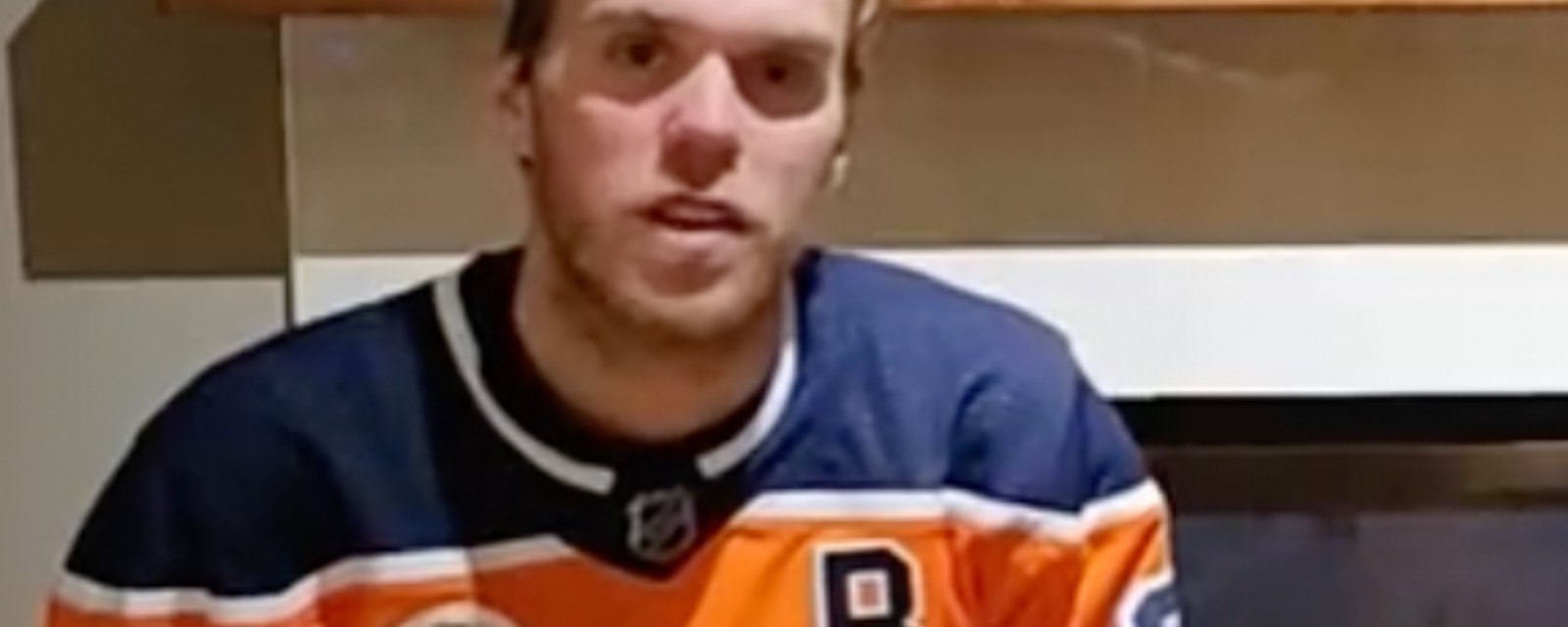 Connor McDavid challenges NHL players in online address