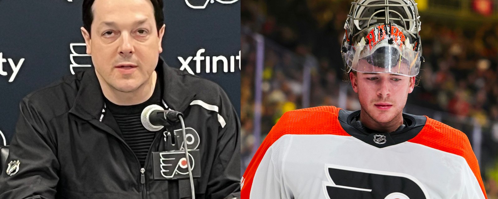 Flyers GM Daniel Briere speaks about Carter Hart’s absence amidst London police investigation