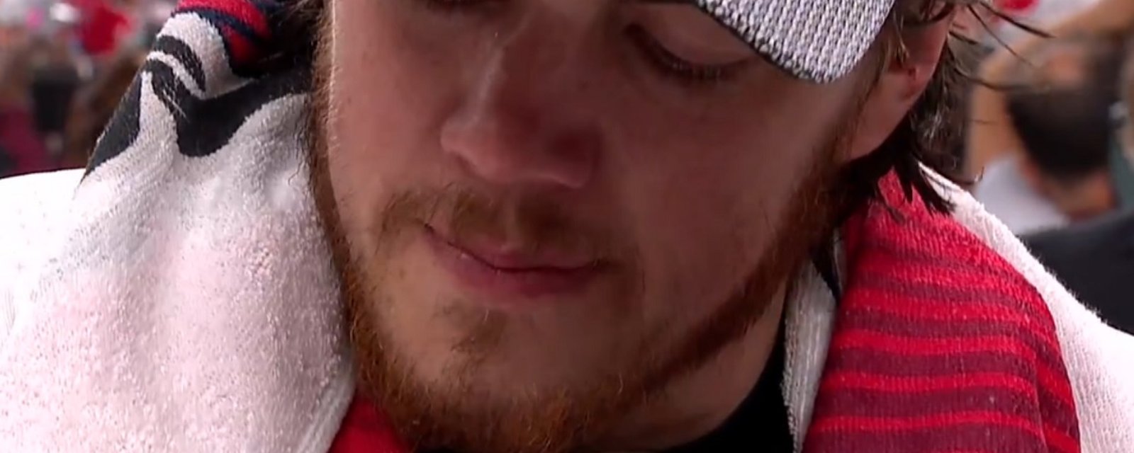 T.J. Oshie is not enjoying the Holidays.