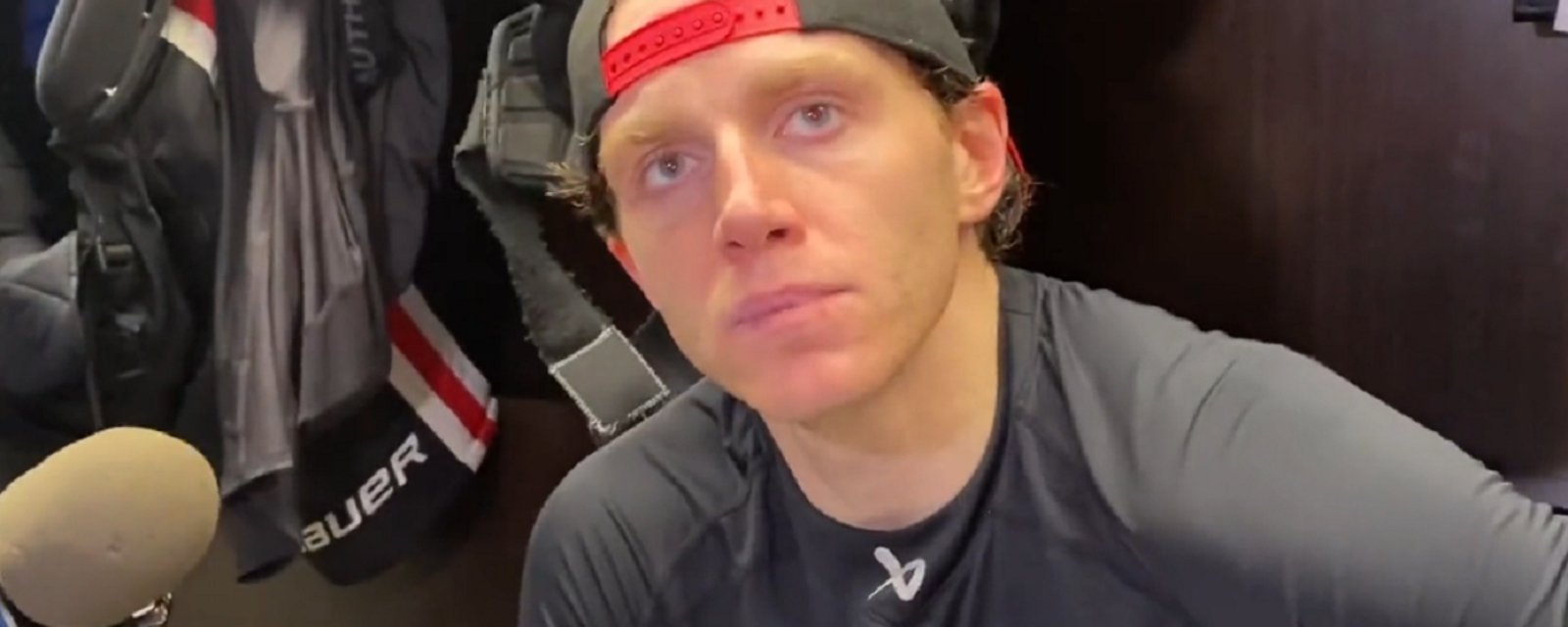 Patrick Kane addresses rumors of a trade to Toronto.